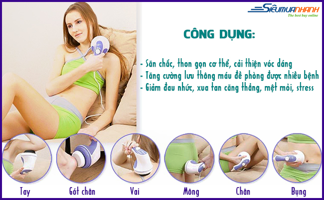 Máy massage cầm tay Relax & Spin Tone