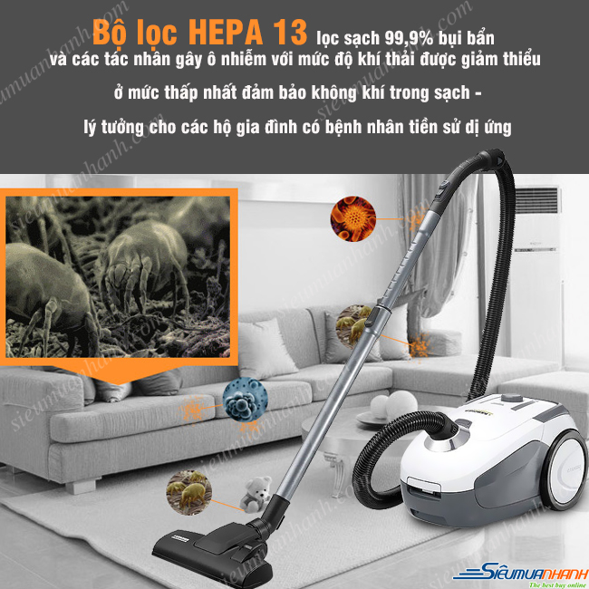 Máy hút bụi Karcher VC 2 Premium *KAP