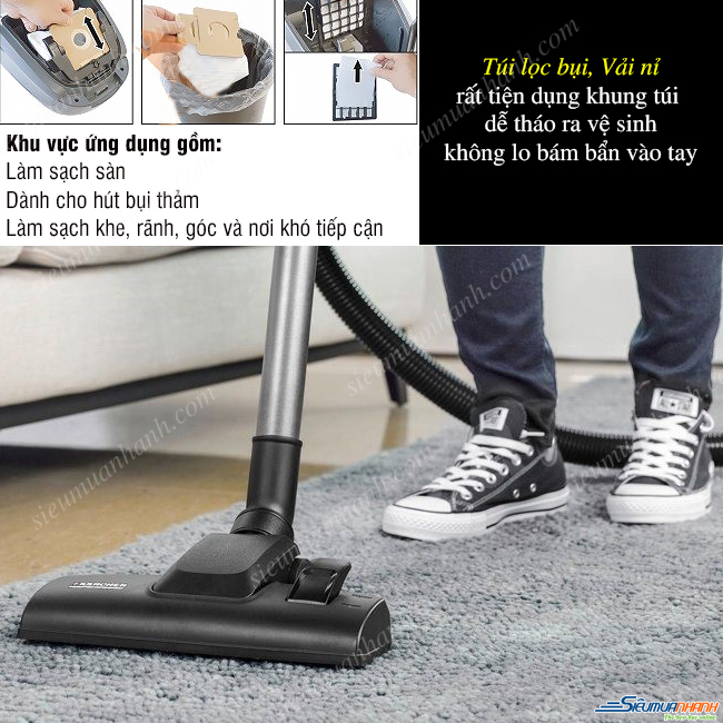 Máy hút bụi Karcher VC 2 Premium *KAP