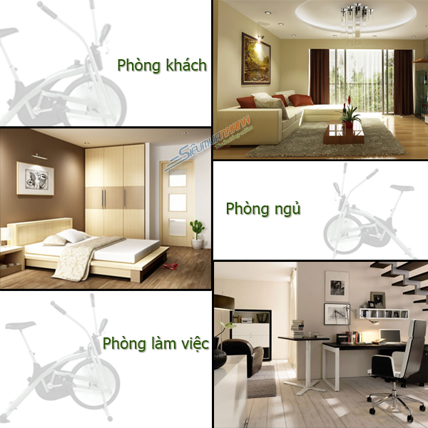 Xe đạp tập thể dục Air Bike