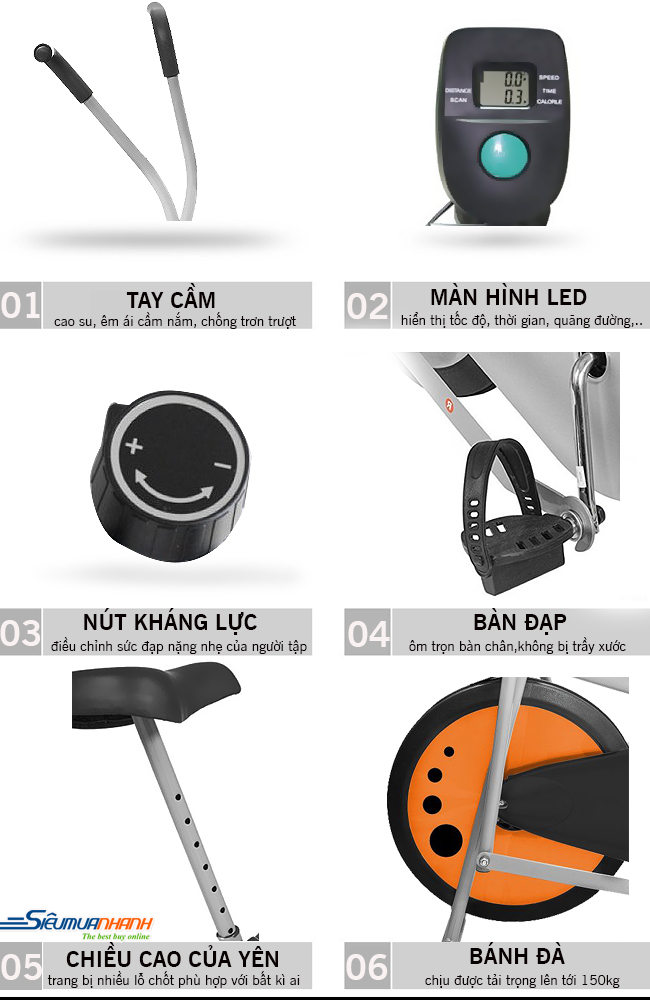 Xe đạp tập thể dục Fuki CULLER Sport