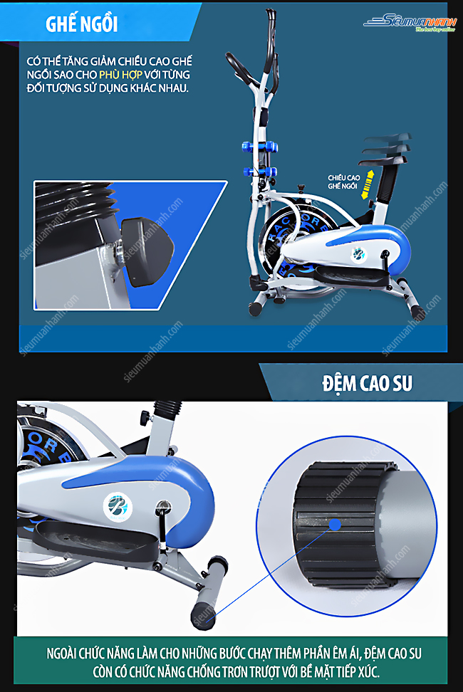 Xe đạp tập thể dục tổng hợp Orbitrac K-2085