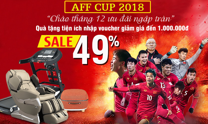 AFF CUP 2018 mua sắm thả ga thoải mái không lo về giá