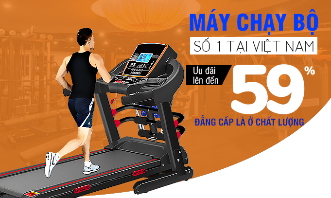 SALE! Máy chạy bộ giá ưu đãi và quà tặng giá trị!
