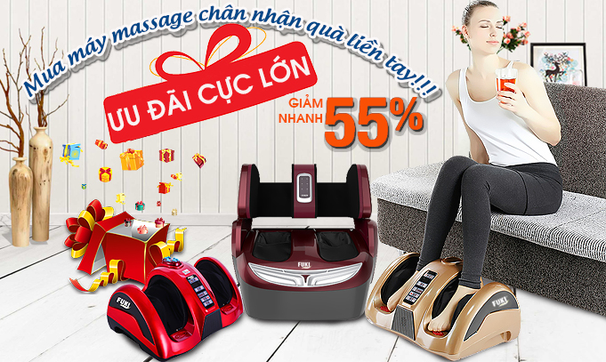 Sale! Sale!! Mua máy massage chân nhận ngay quà tặng!