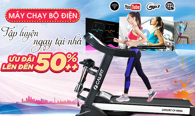 SALE! Máy chạy bộ giá ưu đãi và quà tặng giá trị!