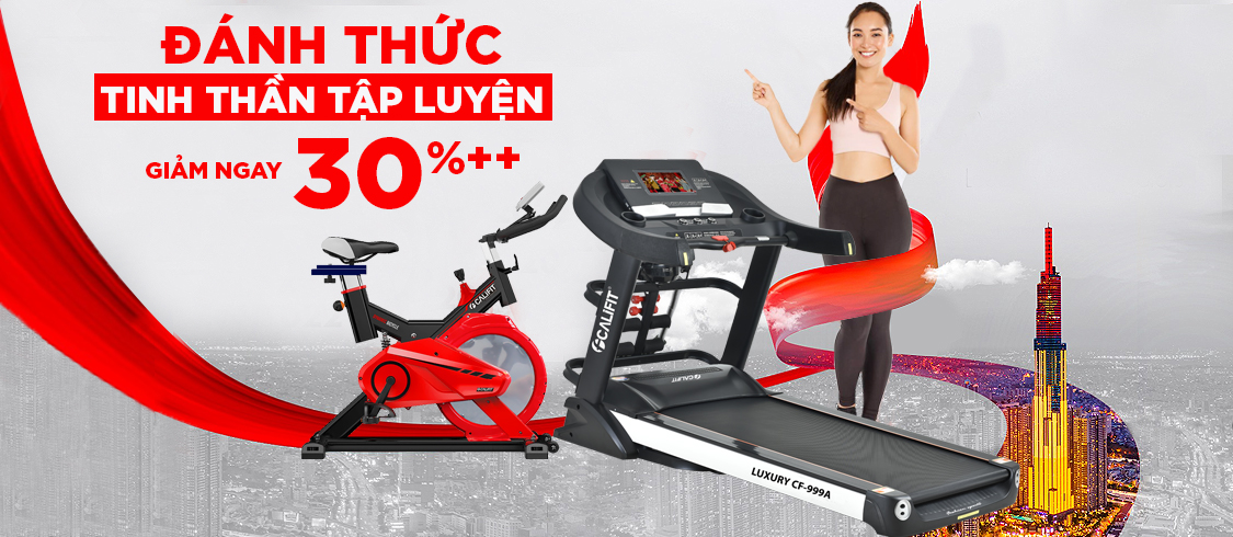 Tập luyện tại nhà với máy chạy bộ và xe đạp tập Nhật Bản