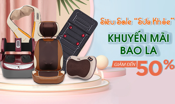 Thiết bị chăm sóc sức khỏe - giảm giá đến 50%
