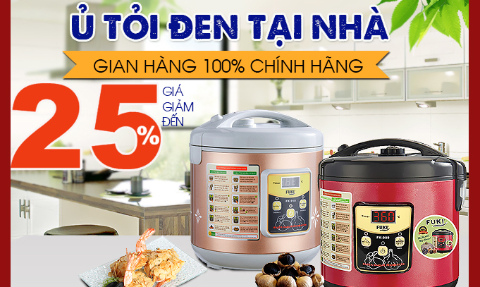 Máy làm tỏi đen FUKI Nhật Bản, khuyến mãi máy massage 3D Body