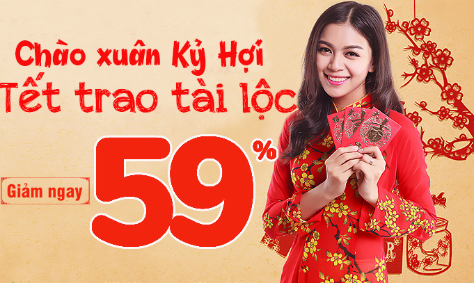 Chào xuân Kỷ Hợi - Nhiều phần quà giá trị đang chờ đón bạn!