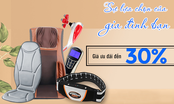Mua máy massage để tăng cường sức khỏe và nhận quà tặng bất ngờ!