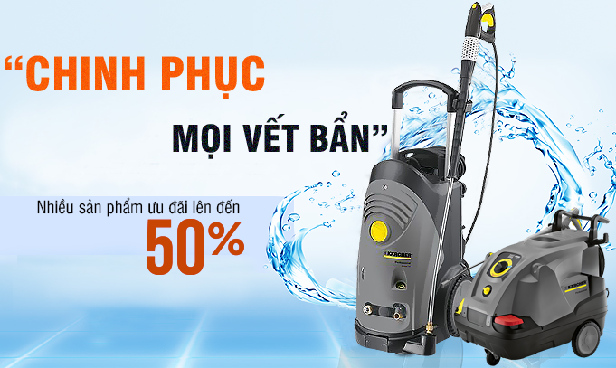 Máy phun xịt cao áp mạnh mẽ làm sạch mọi vết bẩn cứng đầu nhất