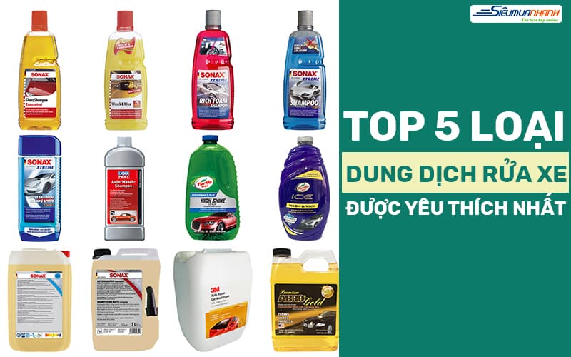 Rửa xe bằng dung dịch gì? Có nên rửa xe bằng bột giặt, nước rửa chén?