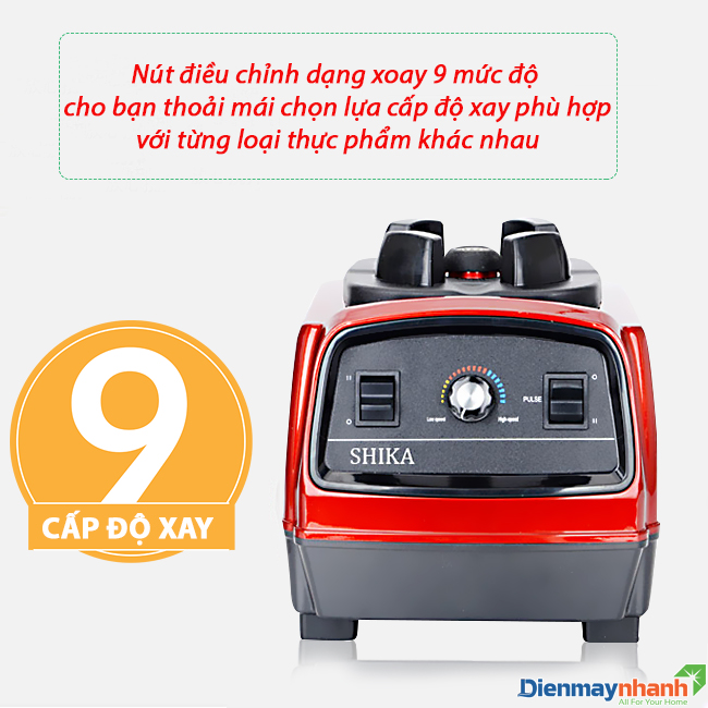 Cối xay bền bỉ của máy xay sinh tố Shika