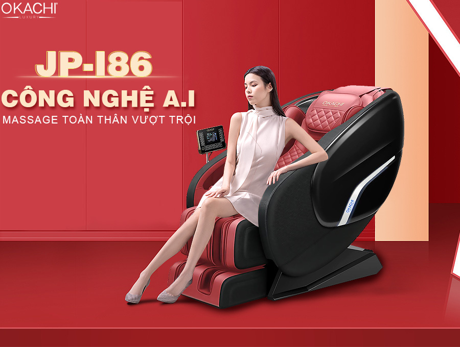 Ghế massage toàn thân OKACHI Luxury JP-I86