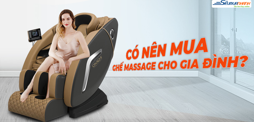 Có nên mua ghế massage để chăm sóc sức khỏe gia đình hay không?