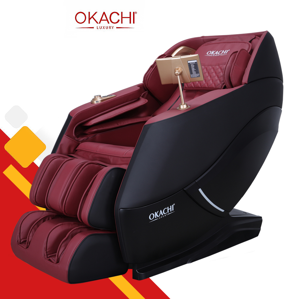 Ghế massage OKACHI JP-5000 (Đen Đỏ)