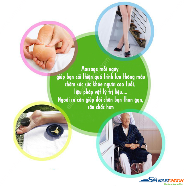 Giảm các tác dụng phụ của việc hóa trị nhờ việc sử dụng máy massage chân