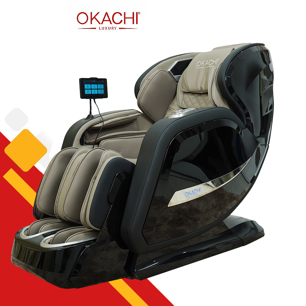 Ghế massage toàn thân OKACHI LUXURY JP-I99 (màu nâu đen)