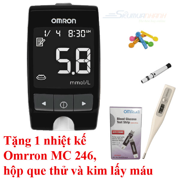 MÁY ĐO ĐƯỜNG HUYẾT OMRON HGM 112 BÁN CHẠY VỚI ĐỘ CHÍNH XÁC CAO
