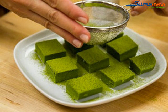 Công thức làm Chocolate Nama trà xanh phong cách Nhật Bản mới lạ