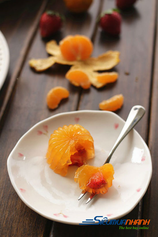 Thử tài khéo tay với món thạch cam giàu Vitamin C cho cả nhà