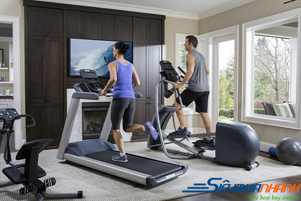 tập thể dục giảm cân với máy tập tại nhà