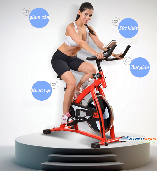 xe đạp tập thể dục tại nhà phương pháp giảm cân cho phụ nữ sau sinh